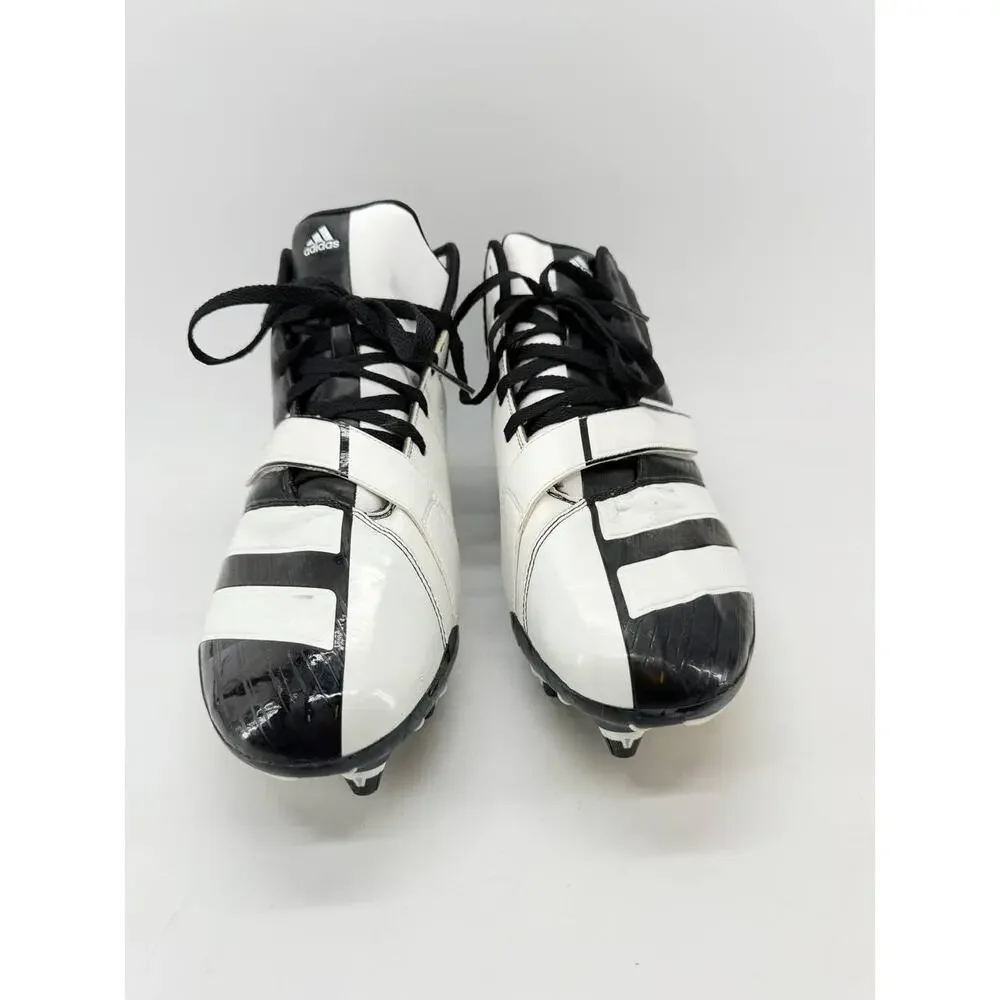 adidas Malice D Mid Football Cleats Men’s Size 16 Black White G20575